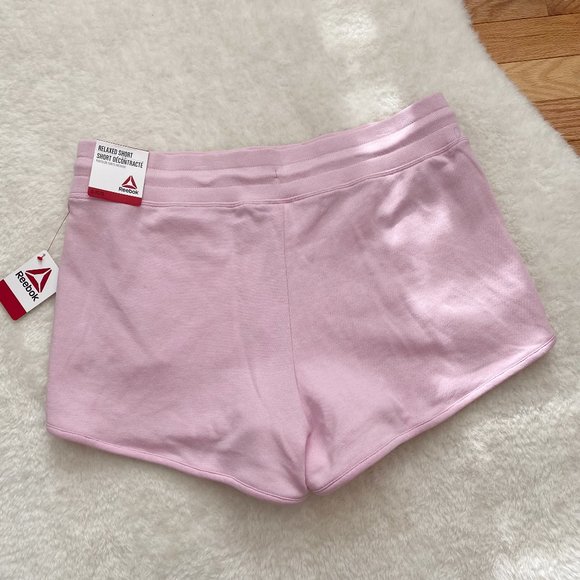 Reebok Women's Relaxed Fit Running Short, Pink, XL - Picture 4 of 8
